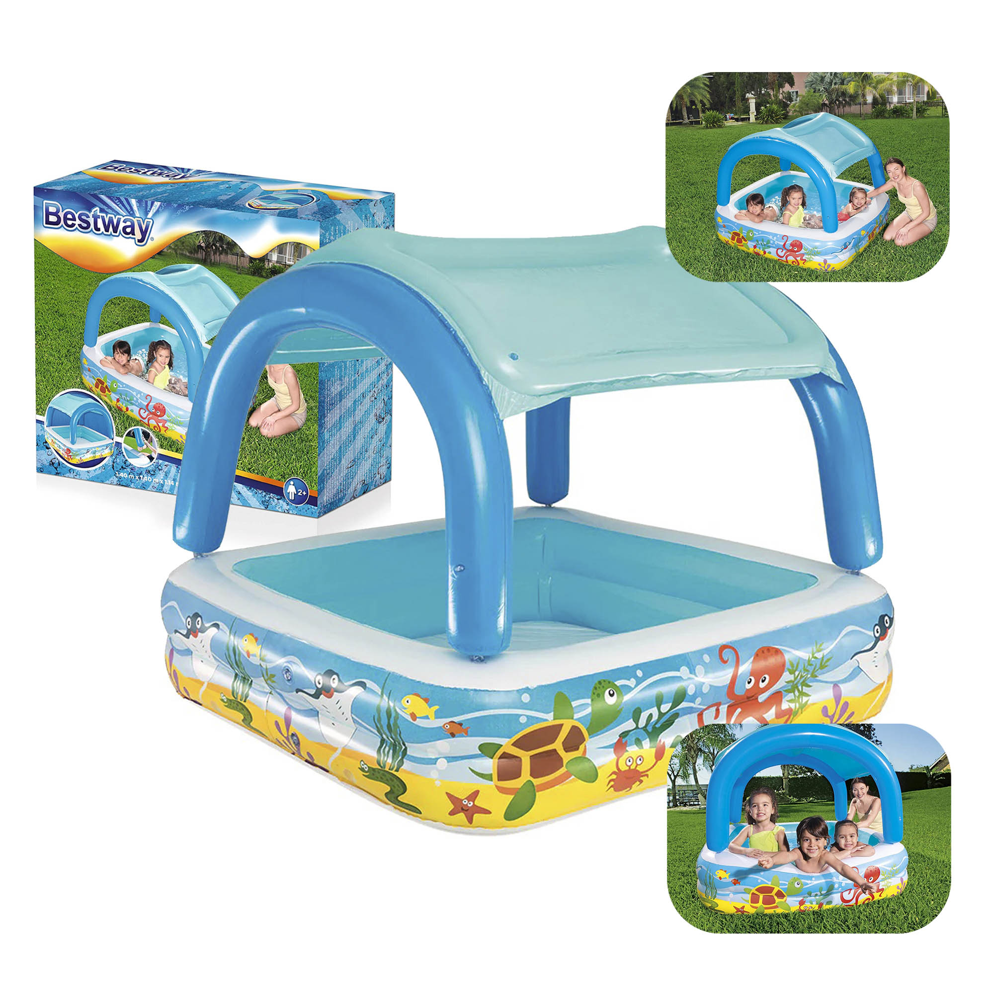 PISCINA INFLABLE INFATIL TECHO BESTWAY (JTBW52192)