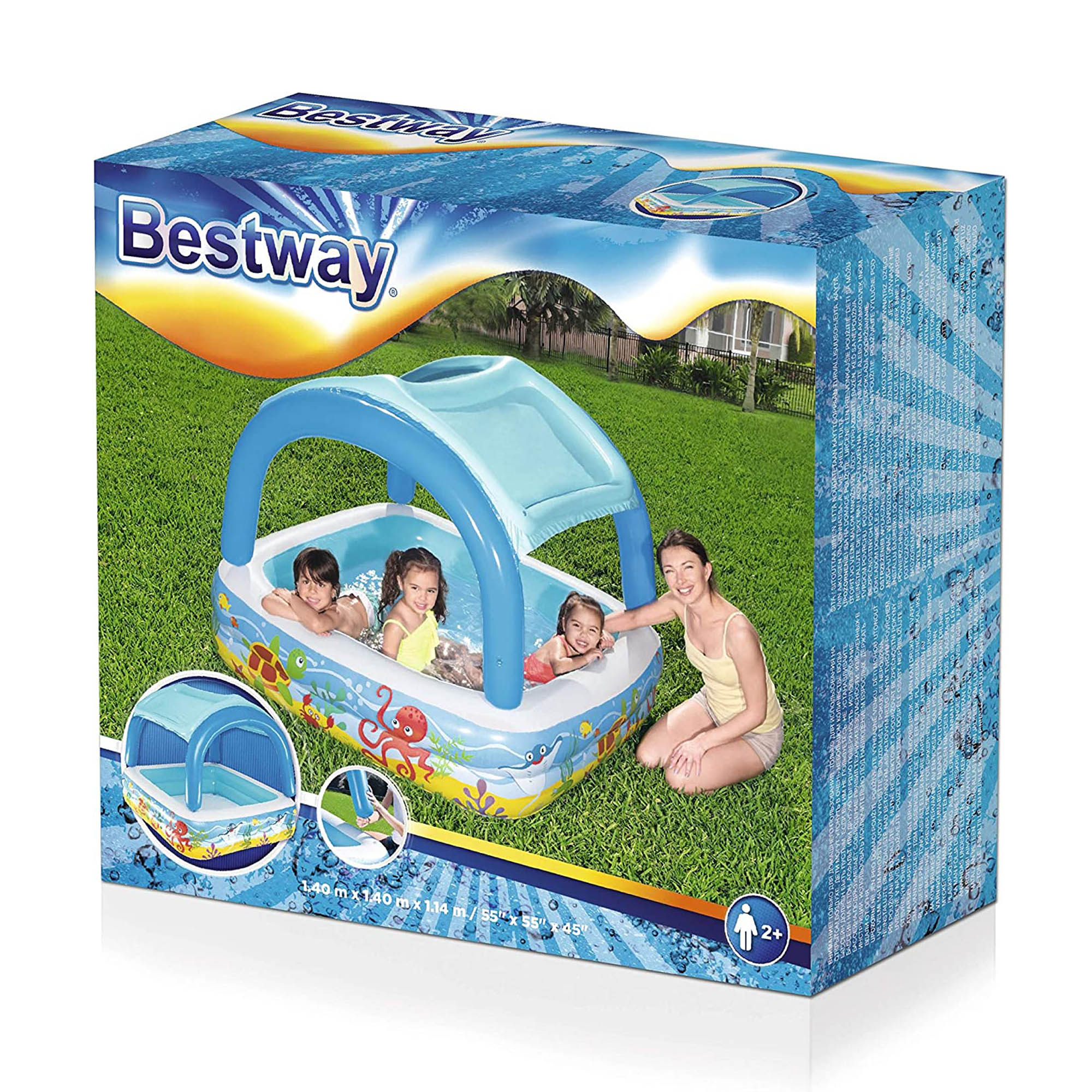 PISCINA INFLABLE INFATIL TECHO BESTWAY (JTBW52192) - Image 4