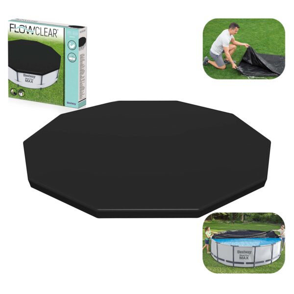 CUBRE PISCINA REDONDO 3.66M BESTWAY (JTBW58037)
