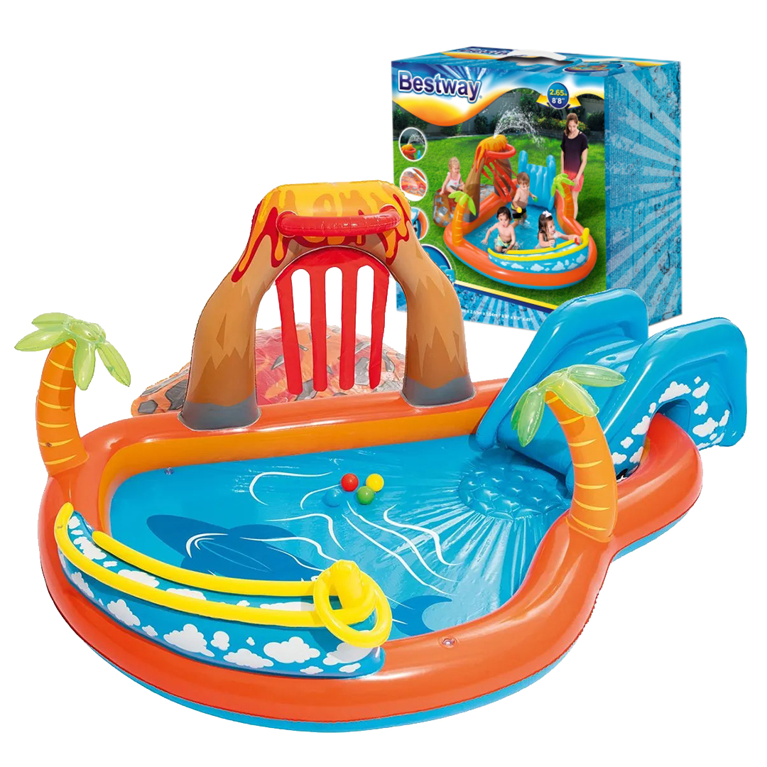 PISCINA INFLABLE VOLCAN INFANTIL BESTWAY (JTBW53069)