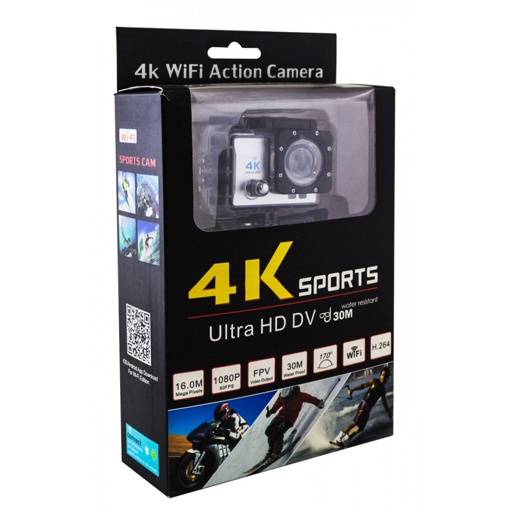 CAMARA  ACCION SPORTS HD 4K PLATA SUMERGIBLE (JTCAM005PLATA) - Image 2