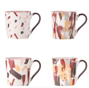 TAZA CERAMICA BLANCA CON DISEÑOS (JTHOG842)