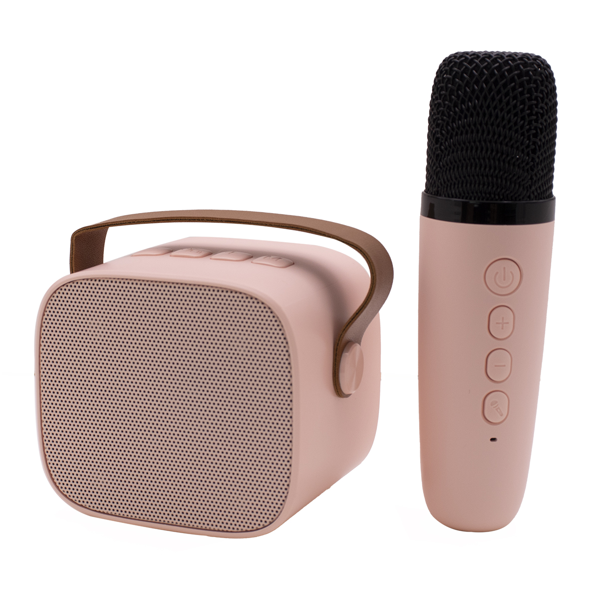Microfono Computadora Rosa KARAOKE MICROFONO PARLANTE BT KMS-180 ROSA (JTPAR657) › Jtech