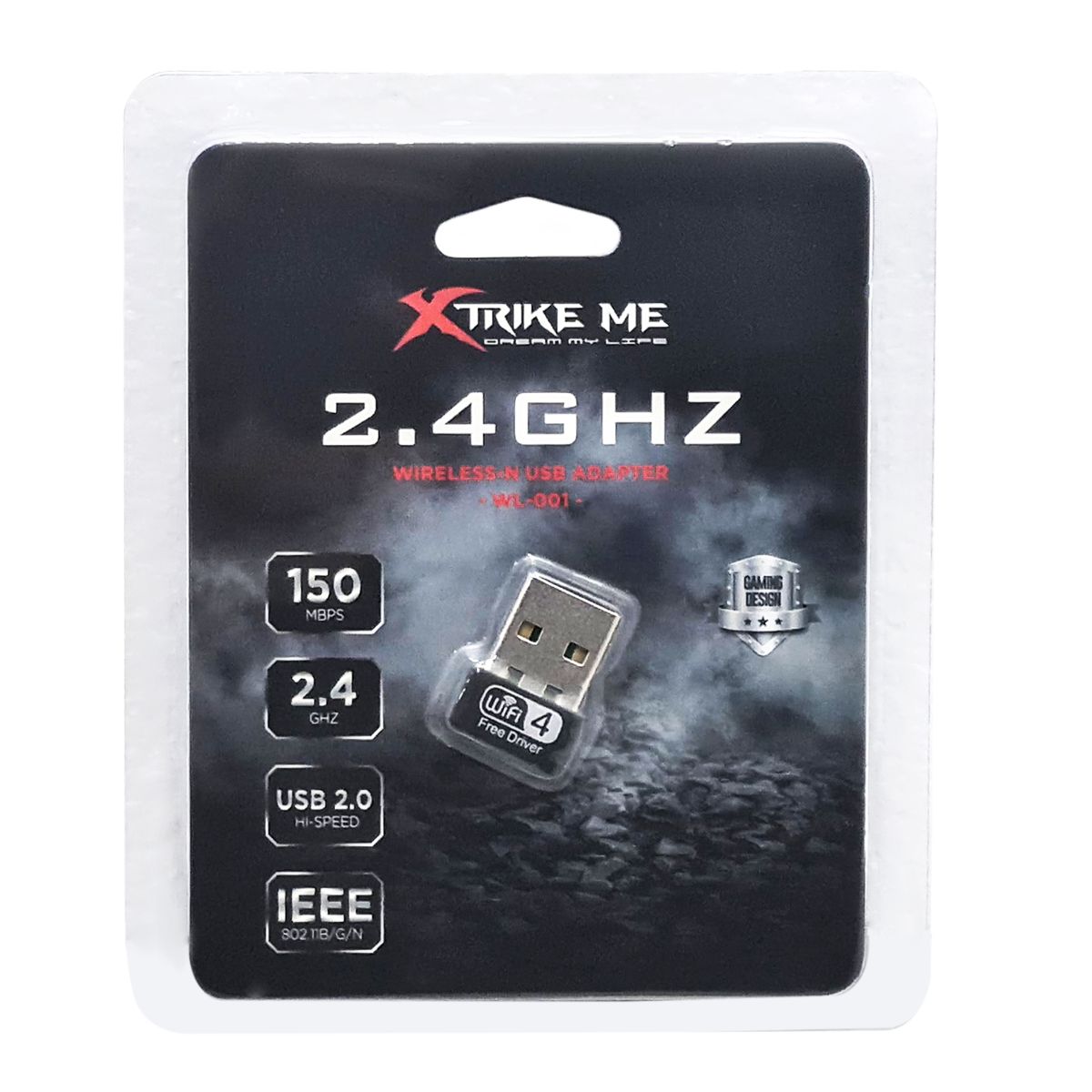 TARJETA DE RED WIFI USB XTRIKE WL-001 (JTXTRIKE083)