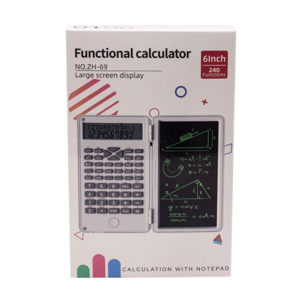CALCULADORA CIENTIFICA CON PIZARRA MAGICA (JTCALC025BLANCA) - Image 2