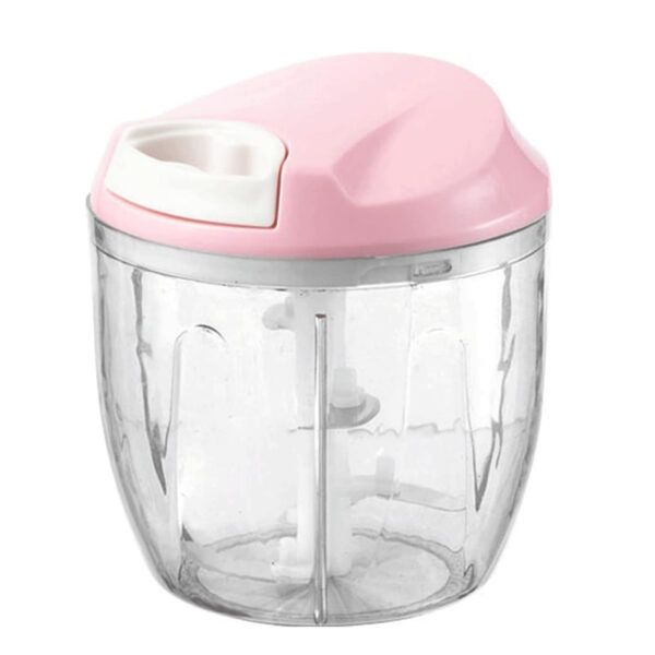 MINI TRITURADORA BATIDORA MANUAL 900ML ROSADO (JTHOG547) - Image 2