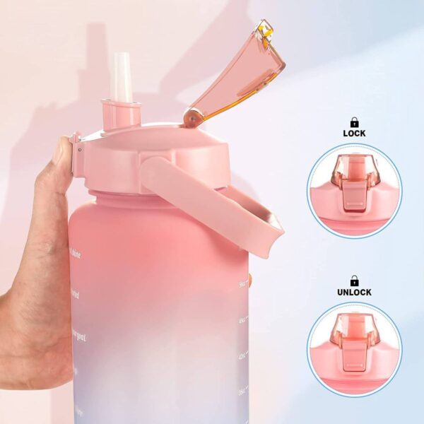 BOTELLA DE AGUA MOTIVACIONAL DEPORTIVA 2L (JTBAZ334) (JTHOG870) - Image 2