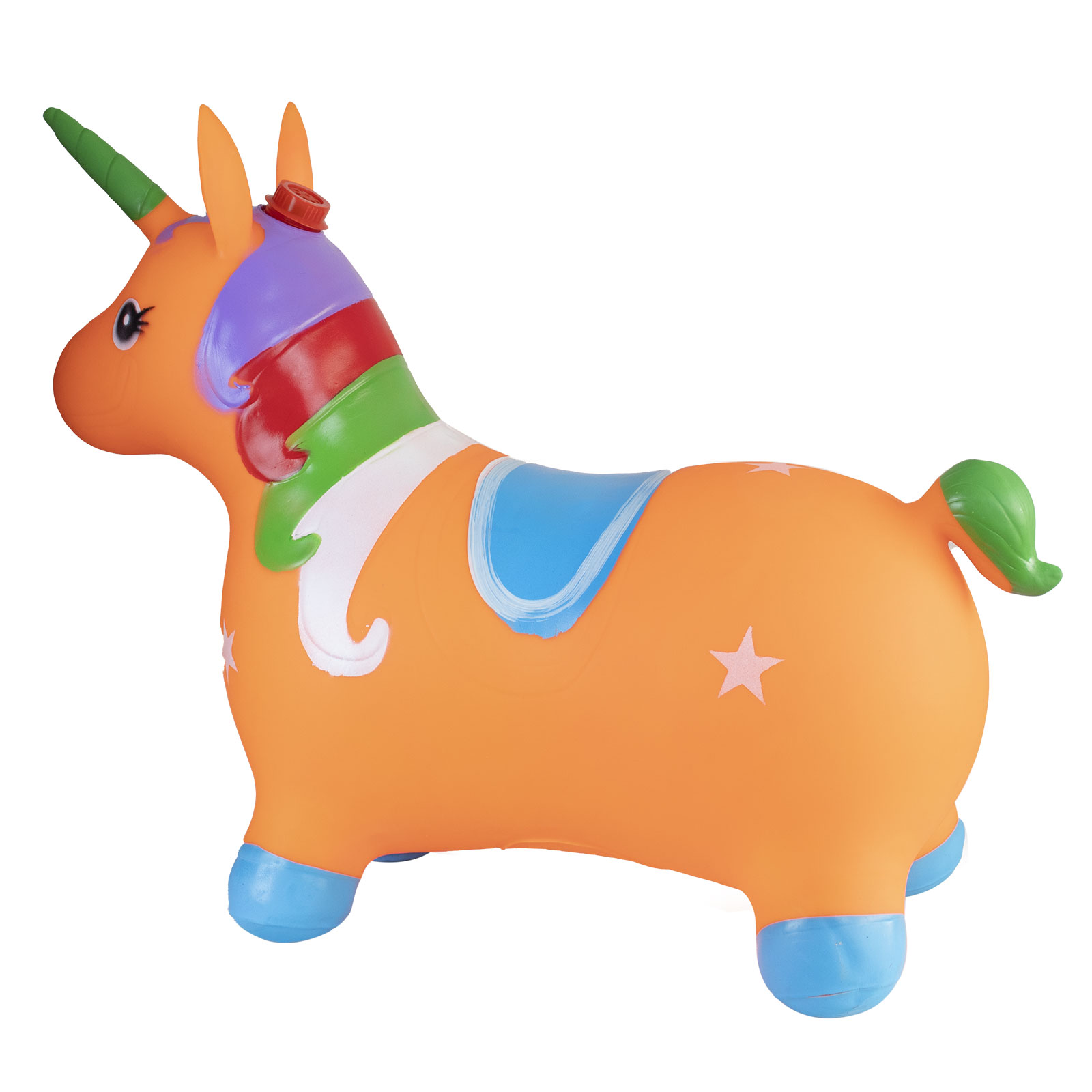 BURRITO UNICORNIO SALTARIN INFLABLE NARANJA (JTJUG300NARANJA) - Image 2