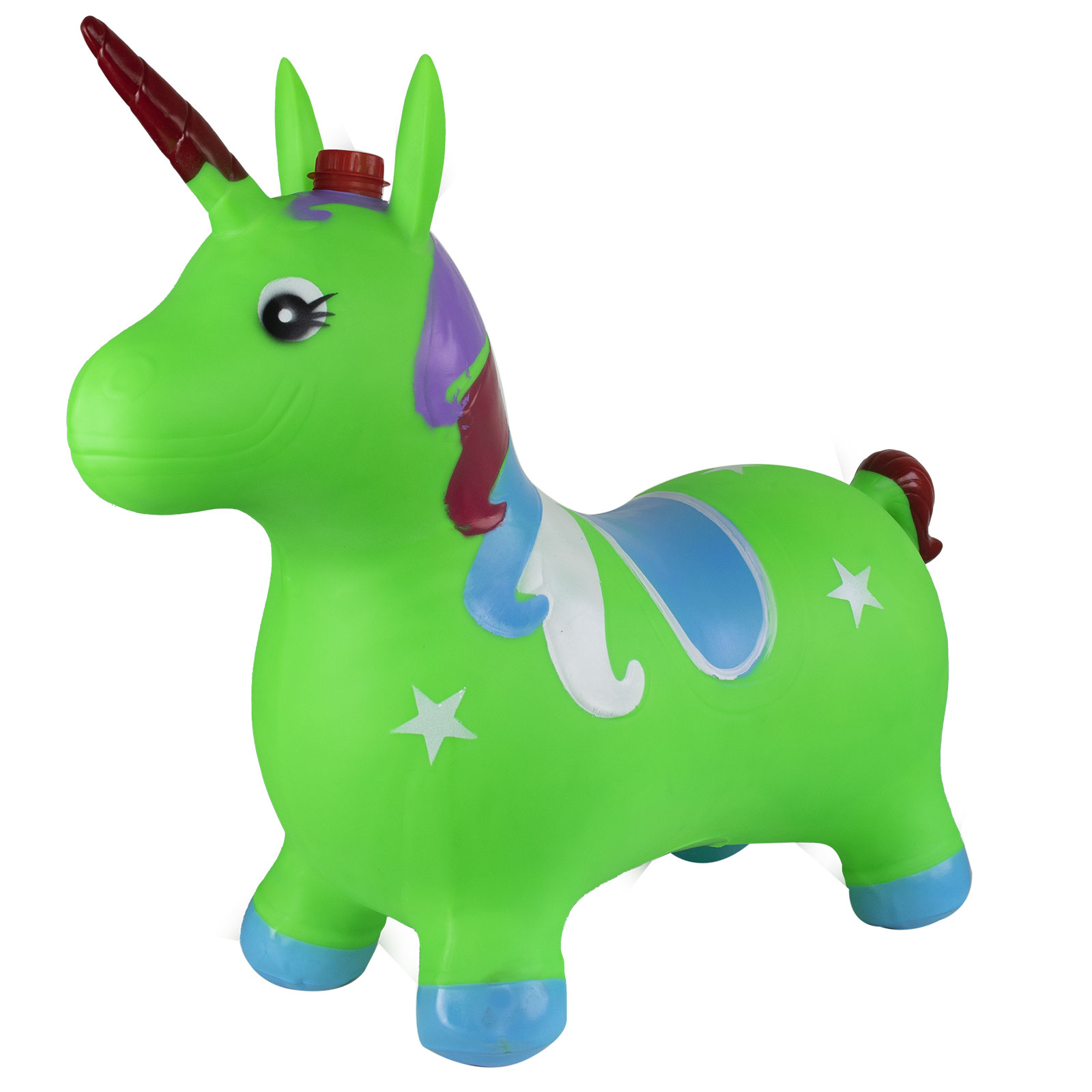 BURRITO UNICORNIO SALTARIN INFLABLE VERDE (JTJUG300VERDE)