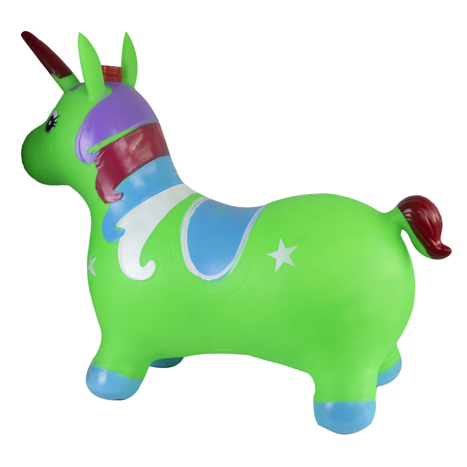 BURRITO UNICORNIO SALTARIN INFLABLE VERDE (JTJUG300VERDE) - Image 2
