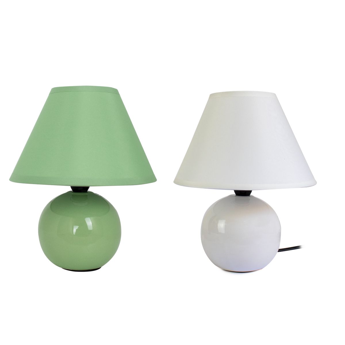 PORTÁTIL DE MESA CERÁMICA BASE REDONDA (JTBAZ294) (JTLAMP166) - Image 3