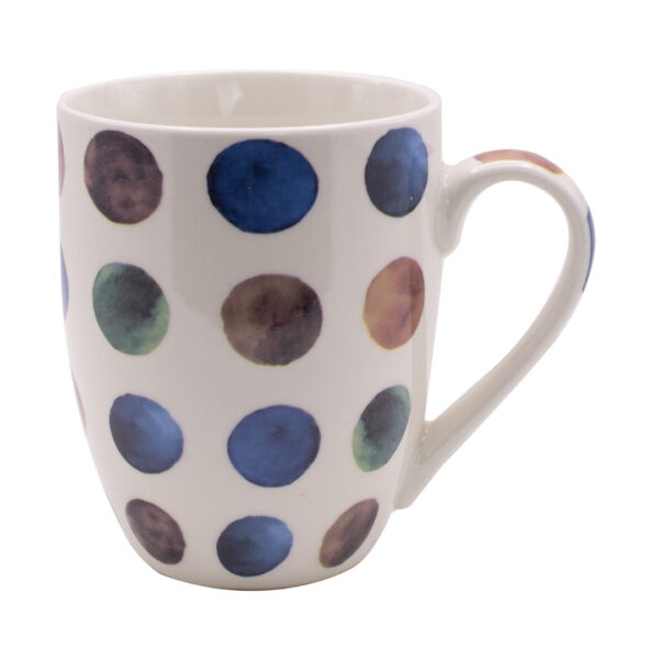 TAZA CERAMICA BLANCA CON DISEÑOS COLORIDOS (JTHOG823) - Image 3