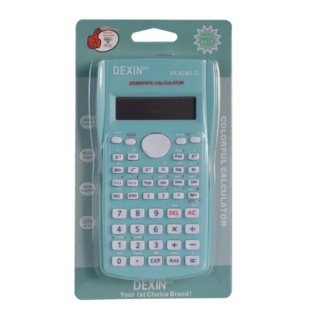 CALCULADORA CIENTIFICA DEXIN K82MS-D VERDE (JTCALC026VERDE) - Image 3