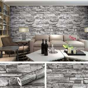 VINILO DECORATIVO ADHESIVO SIMIL PIEDRA GRIS (JTHOG346)