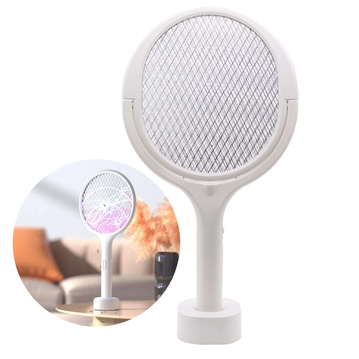 RAQUETA MATA INSECTOS BASE RECARGABLE (JTHOG633)