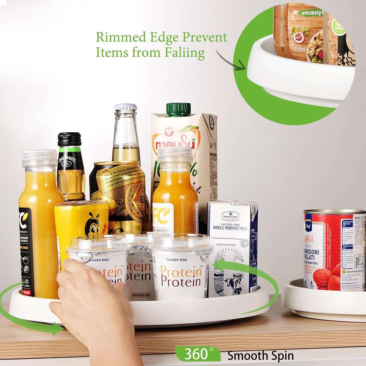 BANDEJA ORGANIZADORA GIRATORIA 30CM DIAMETRO (JTHOG776) - Image 2