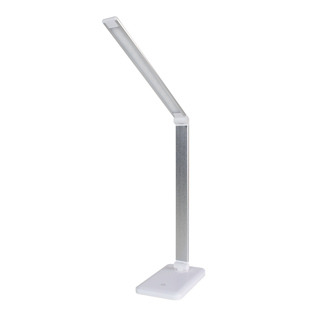 LAMPARA DE ESCRITORIO LED  ALUMINIO BLANCA (JTHOG829)