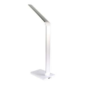 LAMPARA DE ESCRITORIO LED  ALUMINIO BLANCA (JTHOG829)