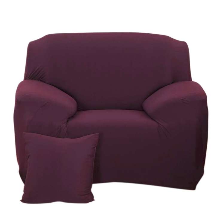 FUNDA ELASTICA P/SILLON 1 CUERPO VIOLETA (JTHOG939)