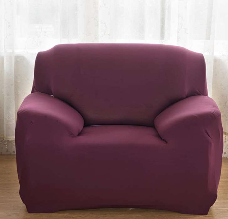 FUNDA ELASTICA P/SILLON 1 CUERPO VIOLETA (JTHOG939) - Image 2