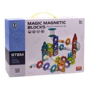 BLOQUES MAGNETICOS TUBERIAS 74 PIEZAS (JTJUG245)