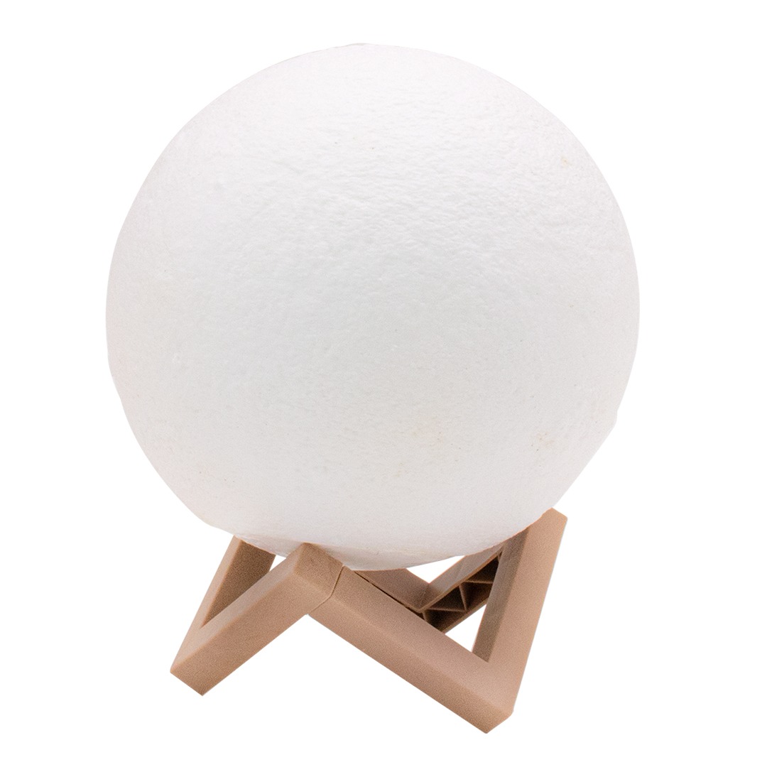 LAMPARA VELADORA RGB LUNA C/BASE 12CM DIAMETRO (JTLAMP087)