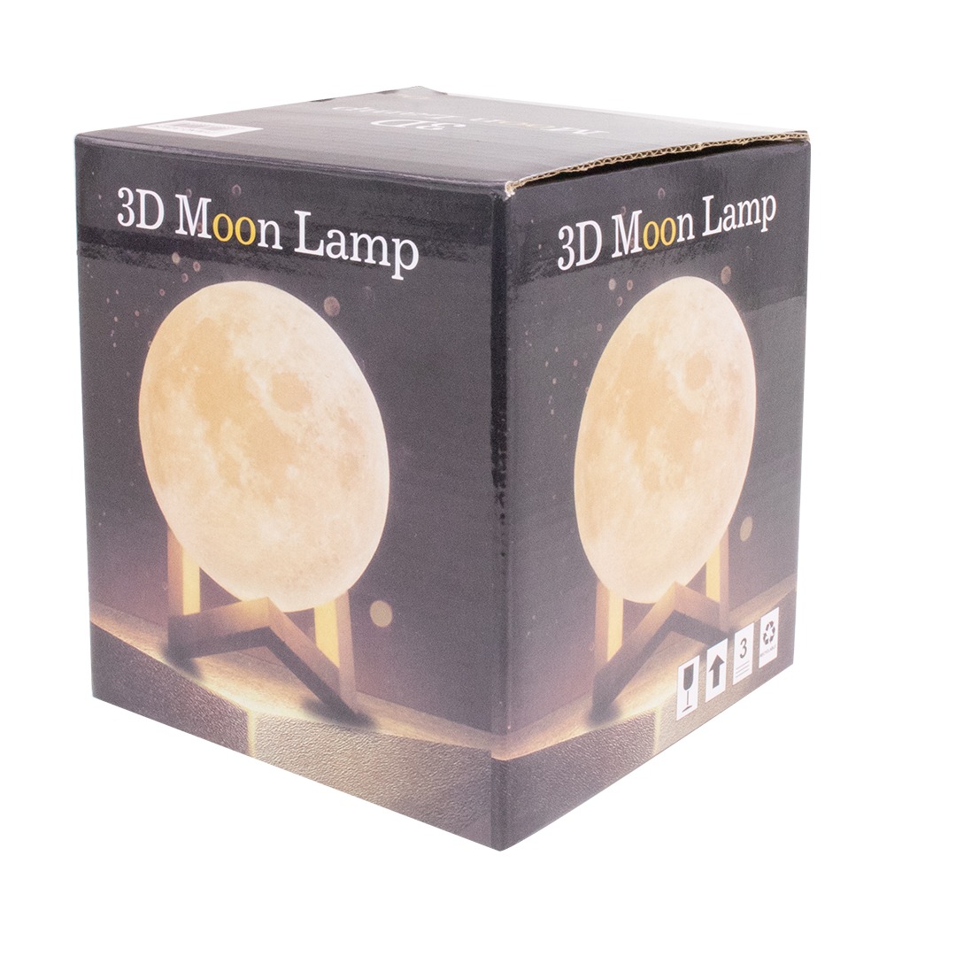 LAMPARA VELADORA RGB LUNA C/BASE 12CM DIAMETRO (JTLAMP087) - Image 2