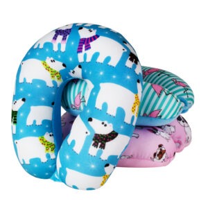 ALMOHADA CERVICAL DE COLORES CON DISEÑOS (JTSEEN306)