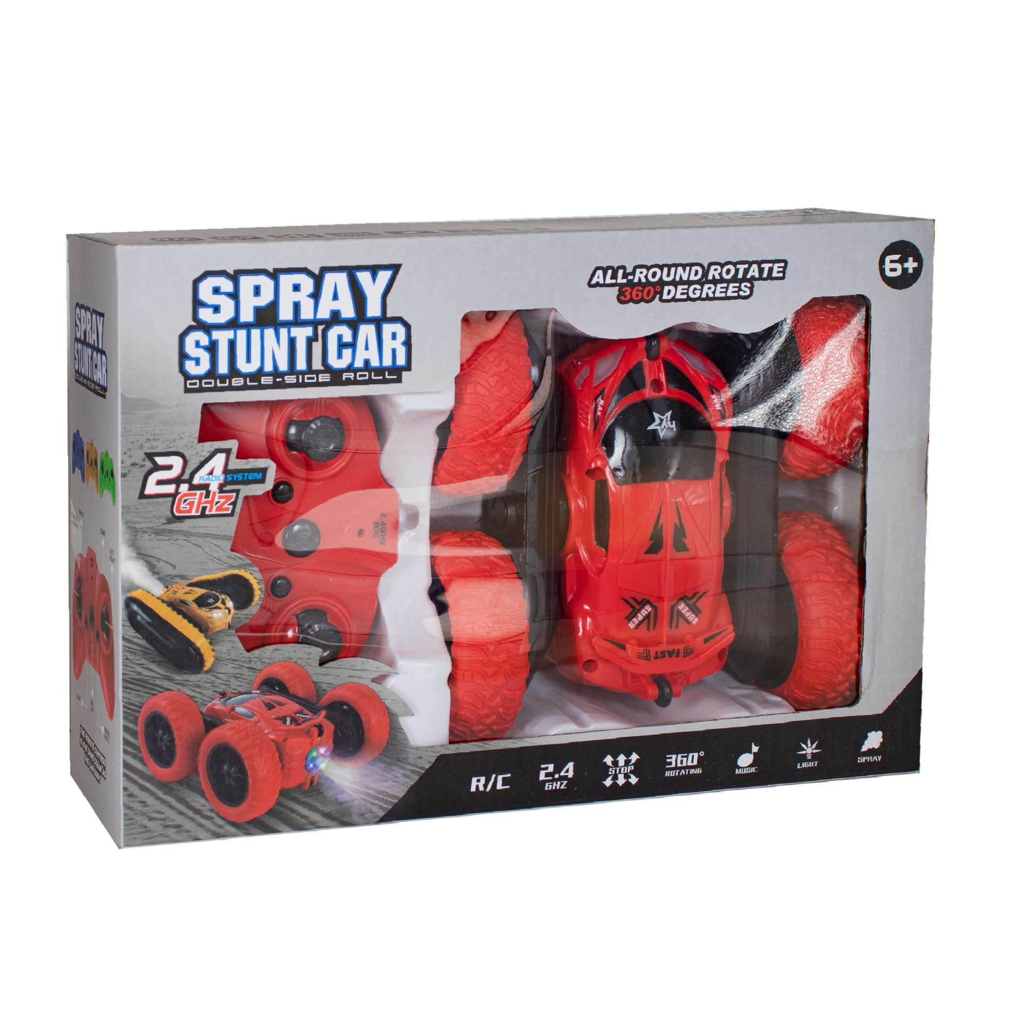AUTO SPAY STUNT 360° CONTROL REMOTO ROJO (JTJUG222ROJO) - Image 3