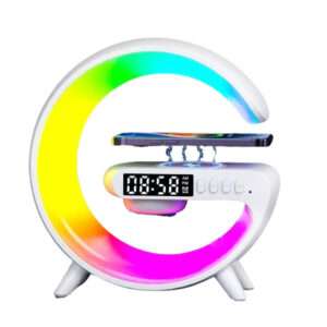 LAMPARA SMART LED G CARGADOR RELOJ RGB BLANCO(JTHOG805) (JTLAMP171)