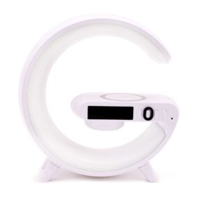 LAMPARA SMART LED G CARGADOR RELOJ RGB BLANCO(JTHOG805) (JTLAMP171)