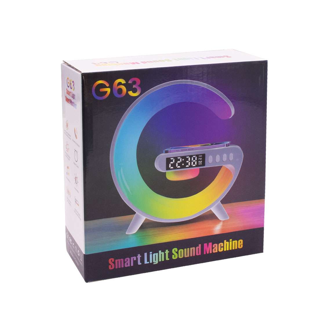 LAMPARA SMART LED G CARGADOR RELOJ RGB BLANCO(JTHOG805) (JTLAMP171) - Image 3