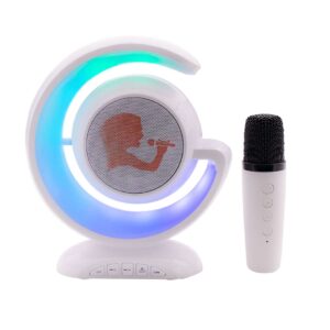 PARLANTE G RGB C/MICROFONO BLANCO (JTPAR990BLANCO)