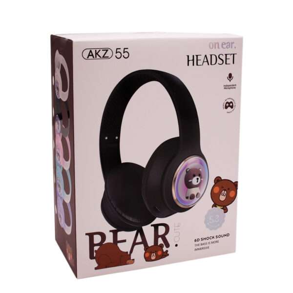 VINCHA AURICULAR BT AKZ55 OSO COLORES (JTAUR512) - Image 4