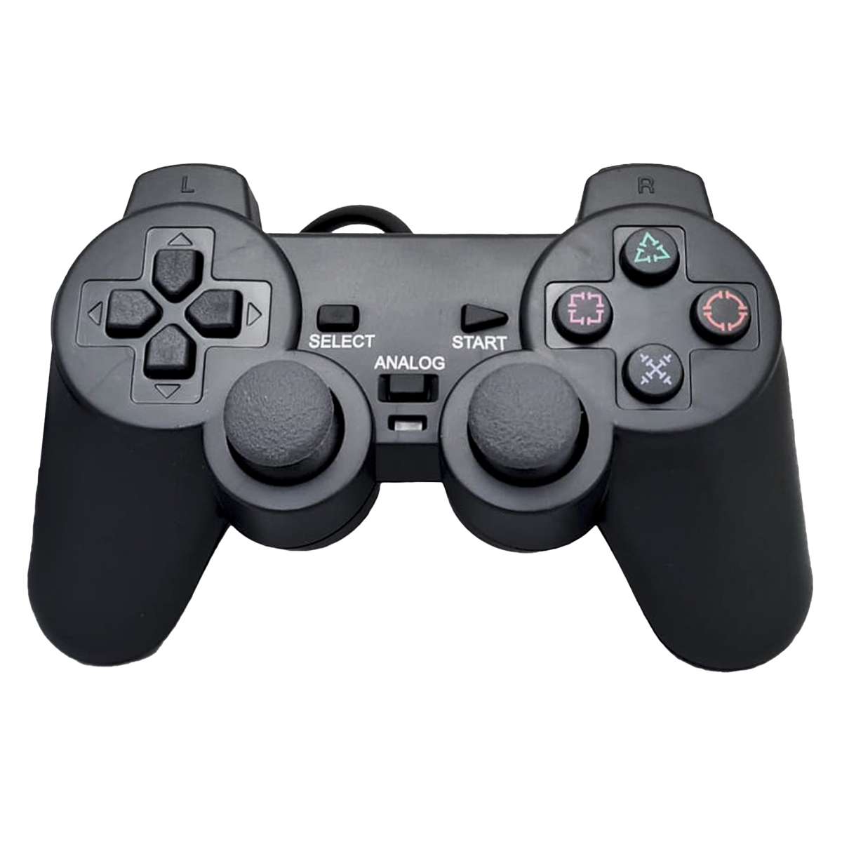 JOYSTICK CABLEADO PS2 NEGRO (JTGAME014)