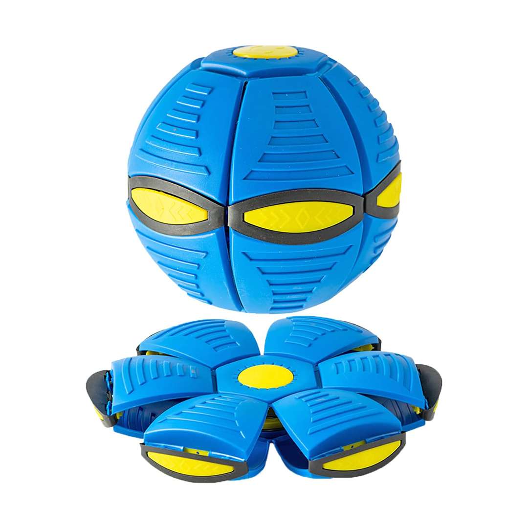 PELOTA MAGICA DISCO VOLADOR LUZ (JTJUG217AZUL)