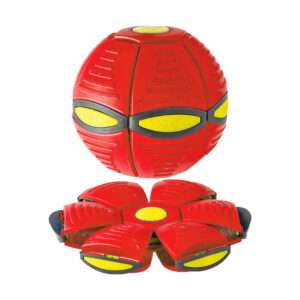 PELOTA MAGICA DISCO VOLADOR LUZ ROJO (JTJUG217ROJO)