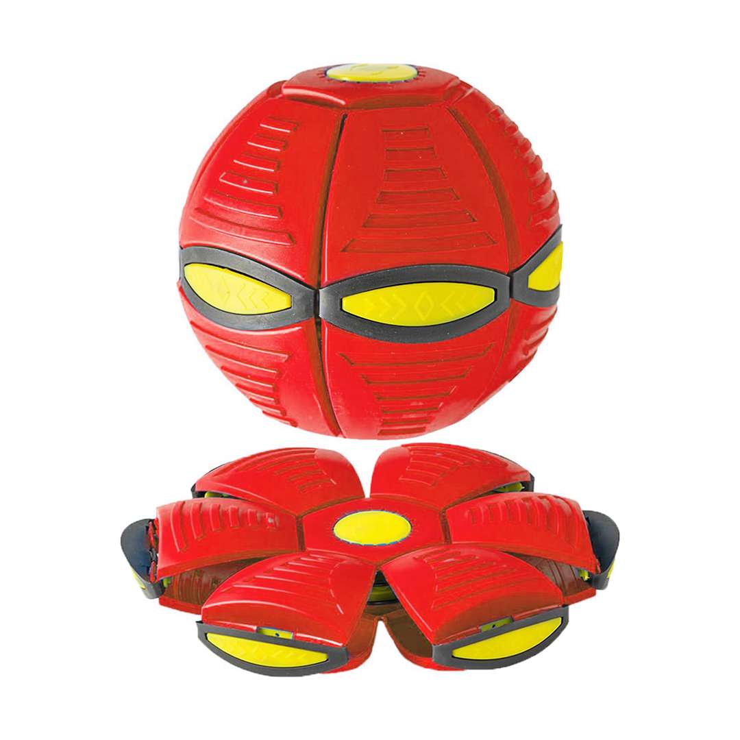 PELOTA MAGICA DISCO VOLADOR LUZ ROJO (JTJUG217ROJO)