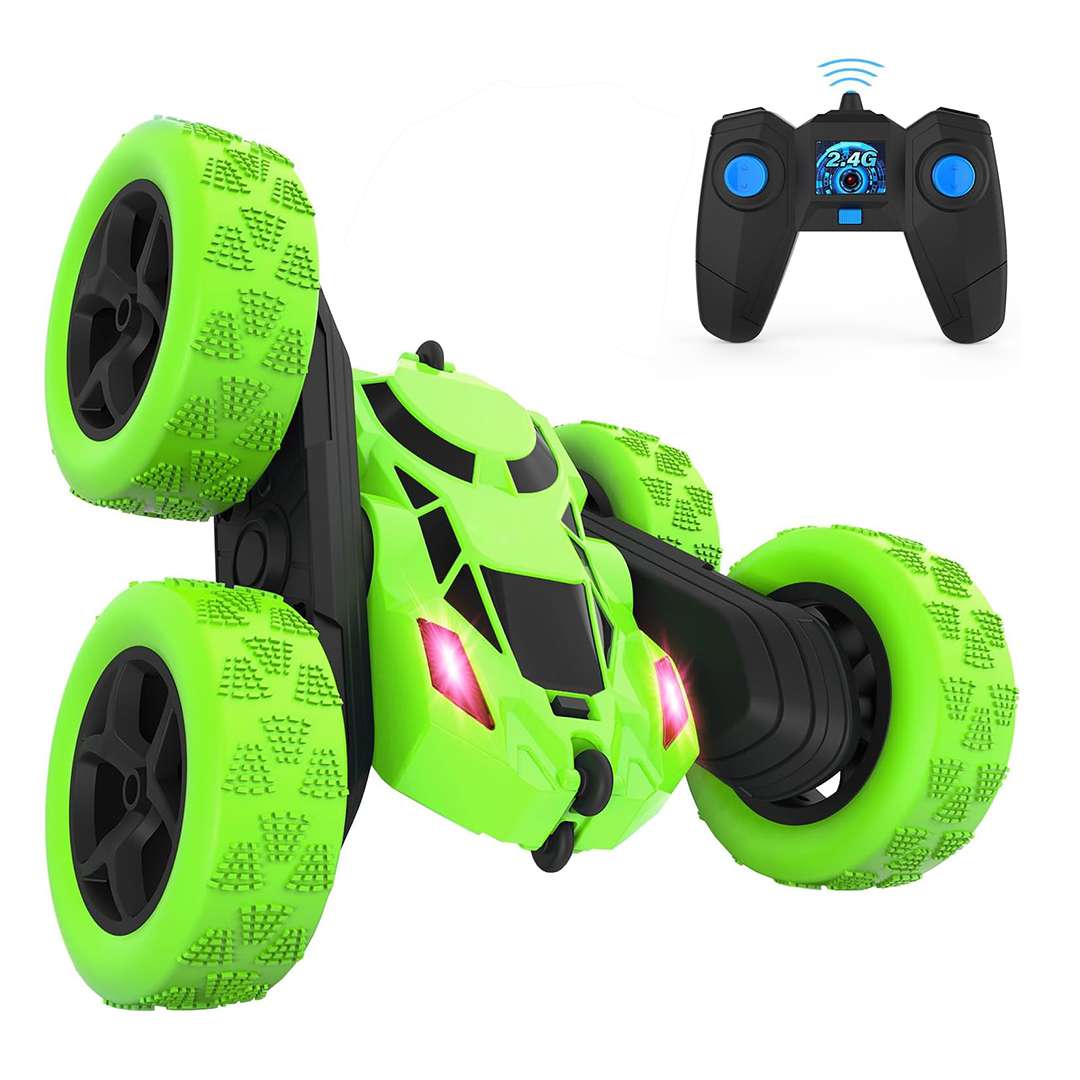 AUTO STUNT CAR 4X4 360° CONTROL REMOTO VERDE (JTJUG232VERDE)