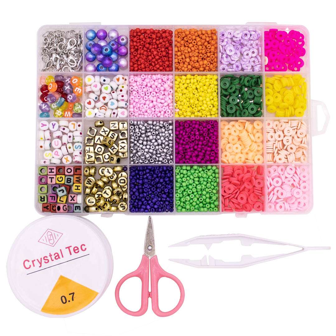 CUENTAS DE COLOR Y NUM P/CREAR PULSERAS (JTJUG932) - Image 3