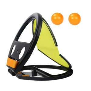 RAQUETA LANZA Y ATRAPA PELOTA NEGRO (JTJUG965NEG)