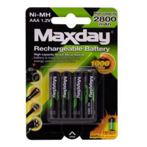 PILAS MAXDAY PACKX4 AAA RECARGABLE 2800MAH (JTBAT030)