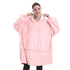 MANTA BUZO CON CAPUCHA ROSADO (JTHOG971ROS)