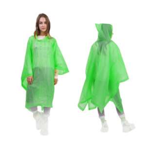 CAPA PONCHO DE LLUVIA UNISEX VERDE (JTHOG985VER)