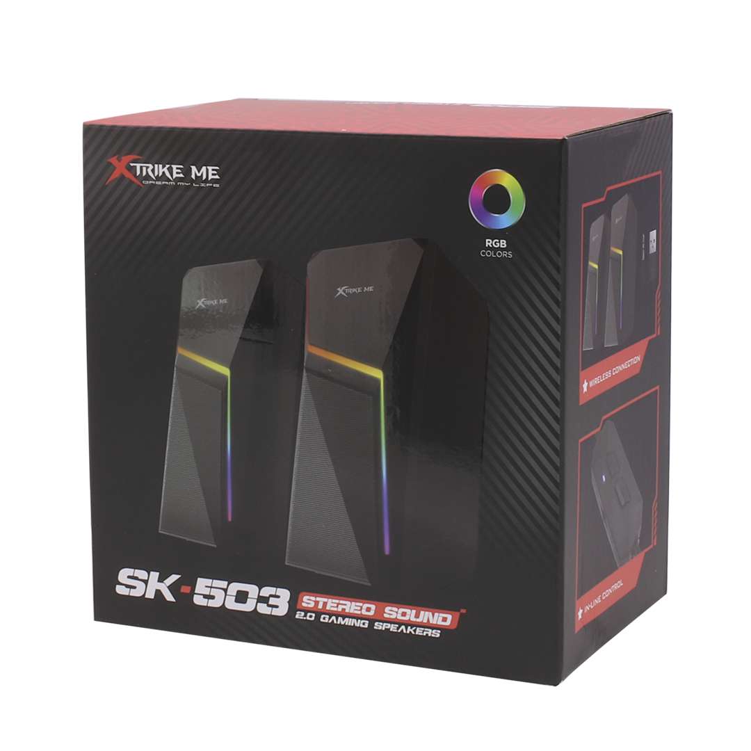 PARLANTES BLUETOOTH GAMER XTRIKE ME SK-503 2.0 (JTXTRIKE121) - Image 4