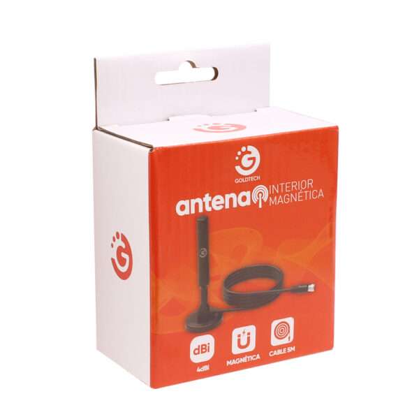 ANTENA TV INTERIOR MAGNETICA 5 MTS GOLDTECH (JTANT030) - Image 2
