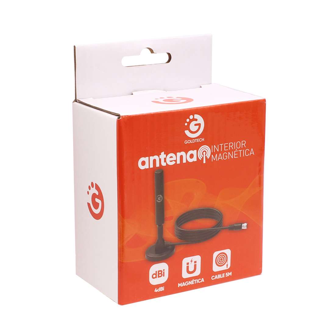 ANTENA TV INTERIOR MAGNETICA 5 MTS GOLDTECH (JTANT030) - Image 2