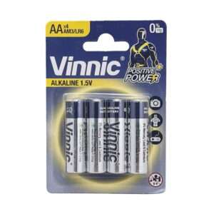 PILA  AA  ALCALINA VINNIC PACK X4 1.5V (JTBAT028)