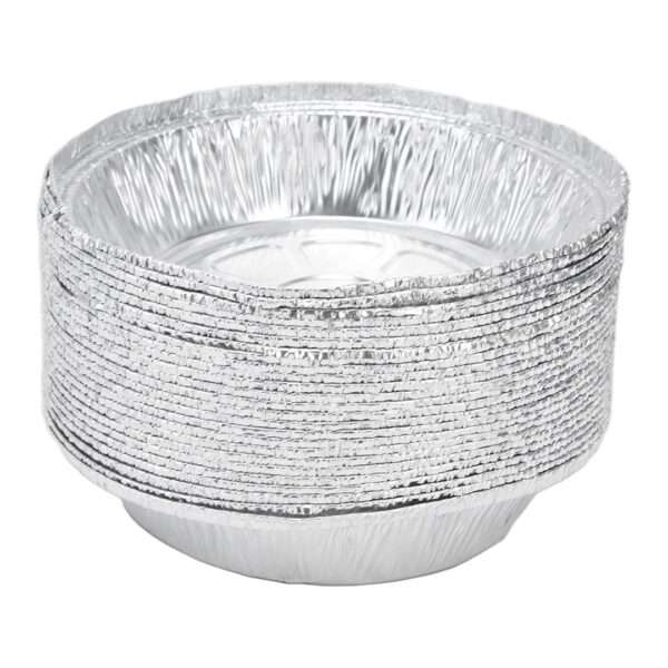 BANDEJA ALUMINIO x50 PARA FREIDORA 20X4CM REDONDA (JTBAZ356)