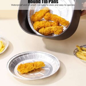 BANDEJA ALUMINIO x50 PARA FREIDORA 20X4CM REDONDA (JTBAZ356)